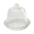 thumbnail image 1 of Présentoir à Gâteau Rond en Verre Plateau d'Exposition de Gâteau Transparent pour Fête d'Anniversaire Restaurant S, 1 of 7