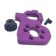 thumbnail image 1 of Montaje de motor Hugo asiento de engranaje púrpura Violeta Soporte de base de coche RC, 1 of 6