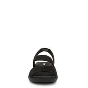Bzees For Lifestride Women's Cheerful Strappy Sandal Black 8M