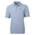 thumbnail image 2 of Men's Cutter & Buck  Navy Cincinnati Reds Americana Logo Virtue Eco-Pique Botanical Recycled Polo, 2 of 3