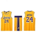 thumbnail image 1 of Camiseta de baloncesto Kobe Bryant No.24 Lakers amarilla local para niños - S brillar Electrónica, 1 of 2