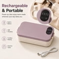 Modular Electrical Box Image Portable Electric Lunch Box, 900ML Cordless Portable Food Timer Heater ...