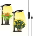 thumbnail image 1 of USB Disc LED  Plant Growth Lamp Succulent Fill Light - With Disc Base 200 Two Sections Full Spectrum 56 Lamp Beads, 9 Levels Of Dimming, 3/9/12 Hour Timing, 1 of 8