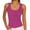 Yellow, variant on FAIWAD Ribbed Tank Tops for Women Scoop Neck Sleeveless Tops Summer Slim Fitted Stretch Shirts