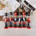 thumbnail image 4 of 1Pc 2024 Year Wooden Nutcracker Doll Soldier Puppet Christmas Kids Gifts New Tree Pendant Ornaments Decoration, 4 of 5
