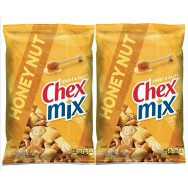 Chex Mix Snack Mix, Sweet and Salty Honey Nut, 8.75 oz. Bag pack of 2