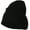 Black, variant on Big Size Acrylic Short Beanie - Black XL-3XL
