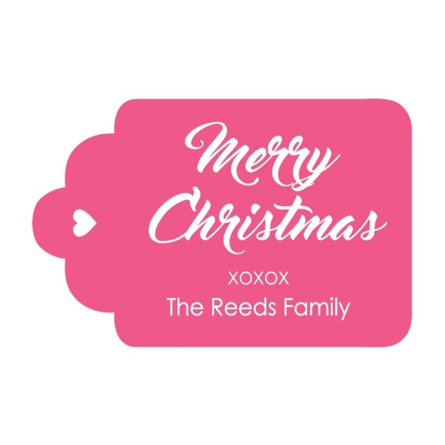 100 PCS Custom Made Hang Paper Tags Personalized Celebrating Merry Christmas Gift Tags