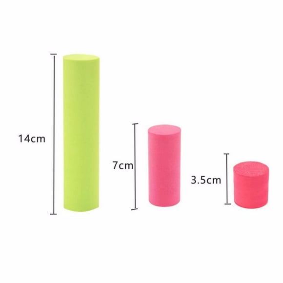 Riforla 50 Pieces EVA Foam Blocks Bright Colored Building Set Educational Toys for Kids Building & Construction Toys As the picture