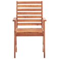 thumbnail image 5 of Sillas de Comedor para Patio Casafoyer 2 pcs de Madera Maciza de Acacia con Cojines, 5 of 5