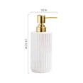 thumbnail image 2 of Dispensador de jabón de cerámica for baño y cocina, ideal for lociones, aceites esenciales, jabones líquidos y champú., 2 of 4