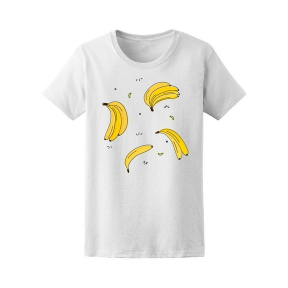 Banana Fruit Summer T-Shirt Women -Image by Shutterstock, Female Medium