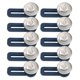 thumbnail image 2 of 10 botones extensores de jeans de silicona, desmontables, elásticos para cintura. Estrella, 2 of 9