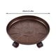 thumbnail image 5 of Maceta universal con ruedas, base de hierro con bandeja, depósito de agua espesado, soporte móvil, para plantas de interior, decoración de exterior, diseño robusto, jardinería doméstica, 5 of 9