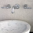 thumbnail image 2 of Kingston Brass KS3121GL Wall Mount Bathroom Faucet, Polished Chrome, 2 of 3