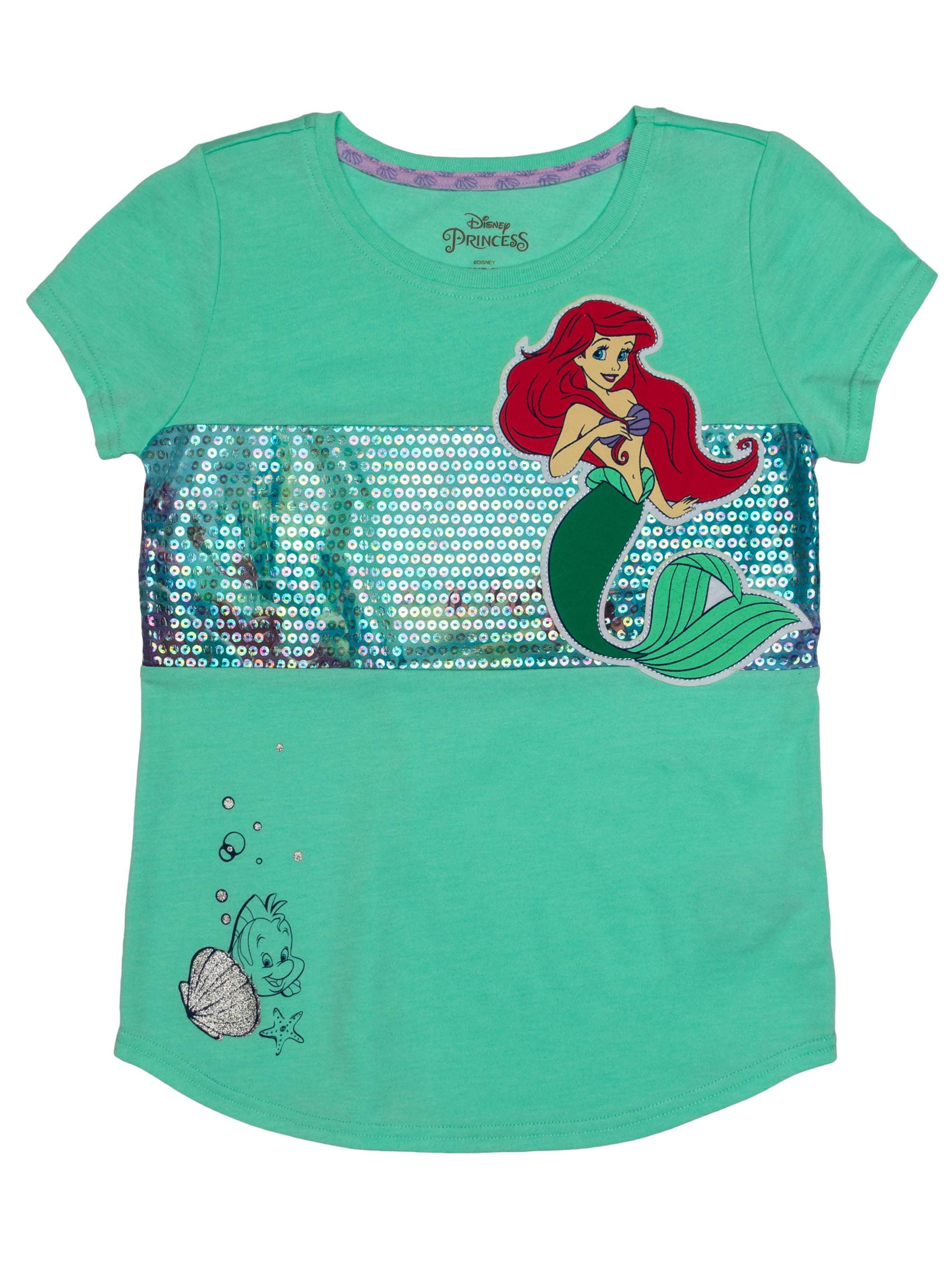 Disney Princess Ariel Applique Graphic TShirt (Little