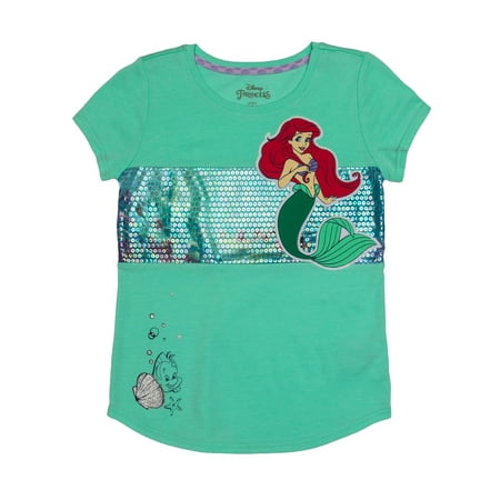 Ariel Applique Graphic T-Shirt (Little Girls & Big