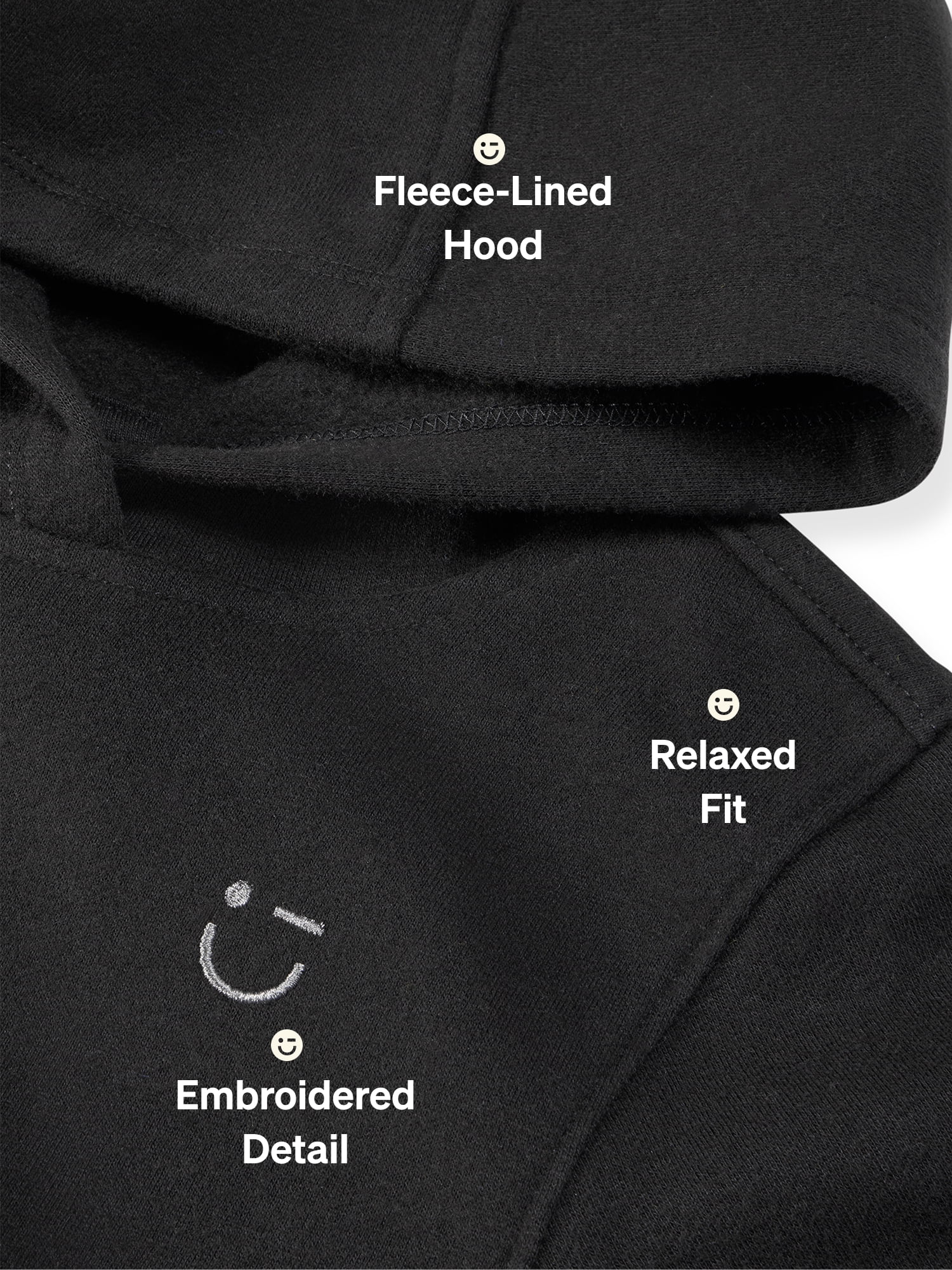 Color Mix by Garanimals Kids Fleece Hoodie, Sizes 6–16