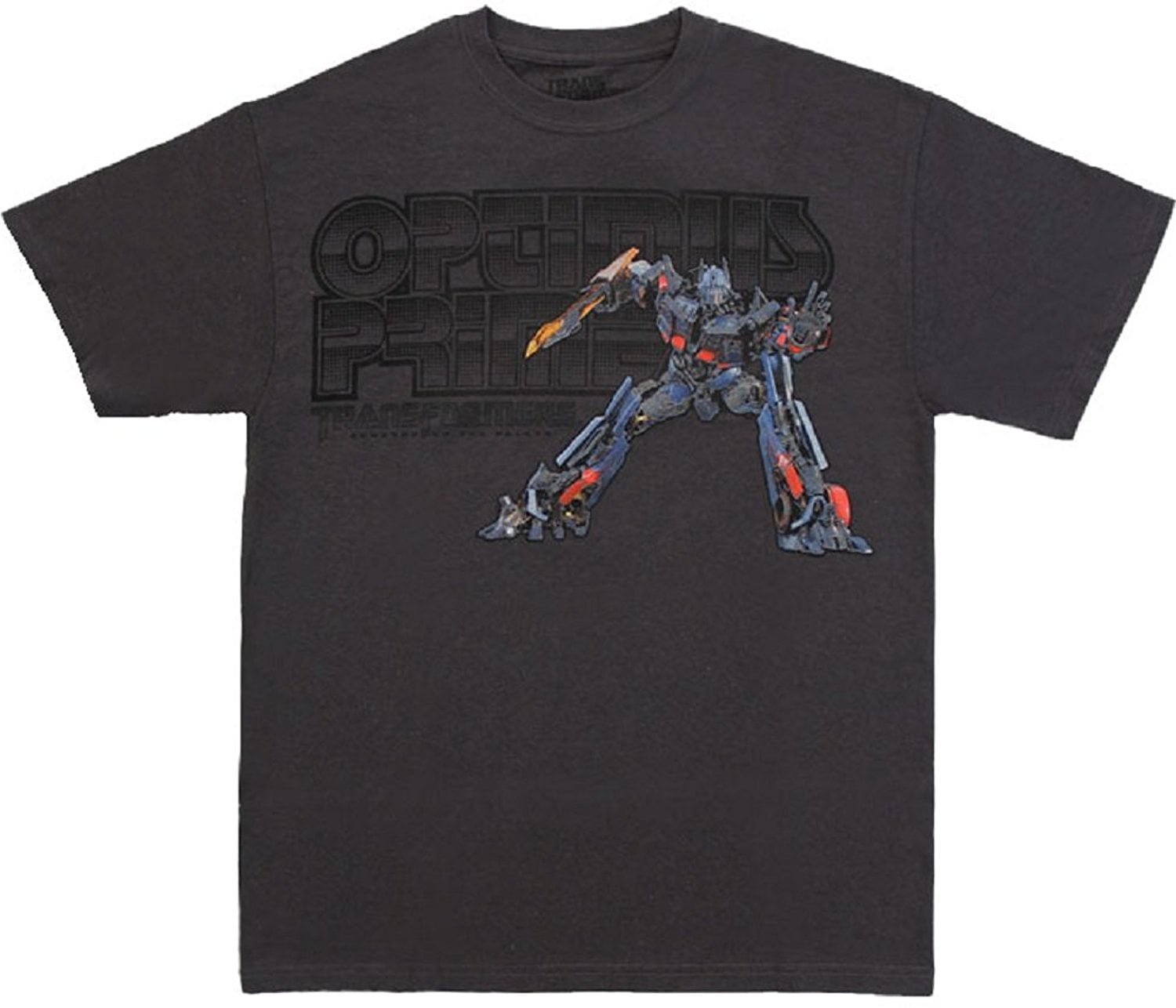 Transformers Revenge of the Fallen Optimus Prime Charcoal T-Shirt ...