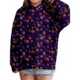 thumbnail image 3 of KAUOD Girls Fleece Hoodies Halloween Ghost Graphic Pullover Sweatshirts Cute Ear Soft Warm Hoodie Clothes Flannel Tops, 3 of 9
