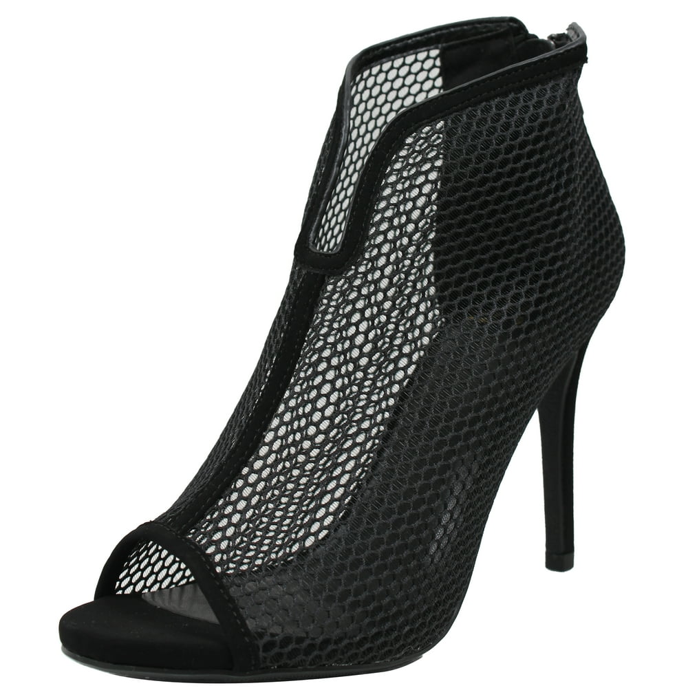 My Delicious Shoes - Delicious Women's Open Toe Mesh Stiletto High Heel ...