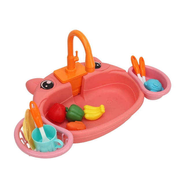 Juguetes Eléctricos para Lavavajillas de cocina, Juego de Simulaciónón Interactivo Con Cesta de Deneze de Batería Recargable Para Niños