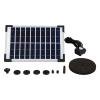 Panel Solar de 10V y 55 W kit de bomba de Kuymtek agua Solar de 380LH con 6 boquillas para exteriores cascada acuario pecera fuente piscina de jardín
