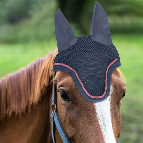 Bonnet Anti-mouches Pour Cheval Avec Protections D'oreilles - USG, Neuf Sous Emballage