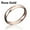 Rose Gold, variant on 4mm Stainless Steel Band Ring Party Couple Delicate Jewelry Gifts for Men Women Size 5-12-Black-US 9