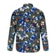thumbnail image 5 of Blusa y camisa de manga larga con cuello vuelto para hombre, informal, a la moda, con botones, estampado, de poliéster, 5 of 6
