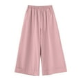 thumbnail image 6 of Womens Casual Pants Wide Leg Pants for Women Women's Casual Pants High Waisted Wide Leg Cropped Trousers for Everyday Wear and Outdoor Activities, 6 of 6