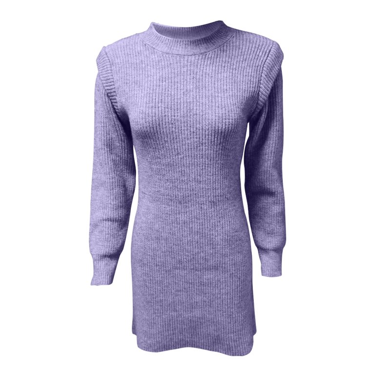 fitted lace wedding dress En Saison Women's Greer Sweater Maxi Dress, Purple Ombre, S at Amazon  Women's Clothing store