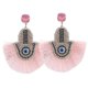 thumbnail image 1 of Pendientes de borlas bohemios Yashi cristal Modelo E1118 Lt Pink, 1 of 5
