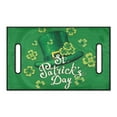 thumbnail image 2 of Yuyamidu Green Hat Golf Cart Seat Covers Green Leaf Golf Cart Seat Towel St. Patrick's Day Cart Seat Seat Blanket Universal Fits Most Club Cars Golf Carts Easy to Install, 2 of 5
