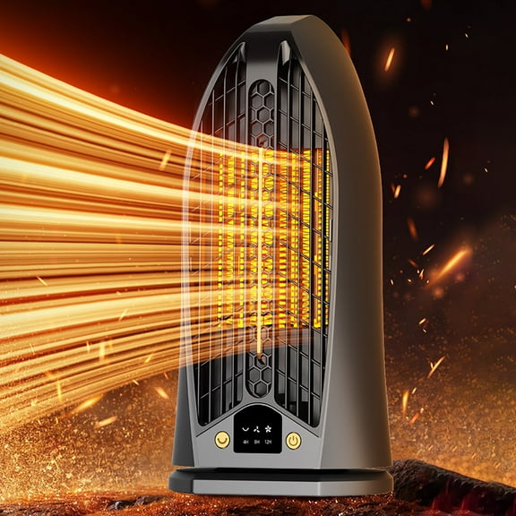 CSSAD Space Heaters,New Desktop Heater Home Office Electric Heater Fast Heating Portable Heater,Black