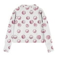 thumbnail image 5 of Bnwani Long Sleeve Toddler Shirt Hoodless Fleece Printed Tops 9 Years, 5 of 5