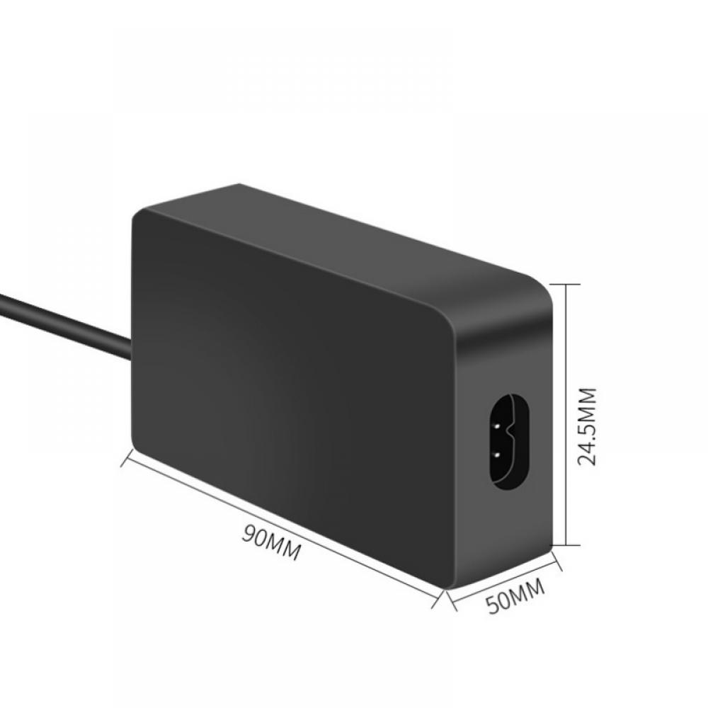 Surface Book Charger, 15V 4A 65W Surface Pro 7 Power Supply Compatible with Microsoft Surface Book Surface Laptop Surface Pro 3 4 5 6 GO BOOK