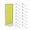 Yellow, variant on Revolving 8"W x 20.625"H Pegboard Counter Display w/16 4"Hooks