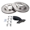 thumbnail image 5 of TRQ Front Premium Posi Ceramic Brake Pads & Rotors Kit Fits Select GM Pickup SUV, 5 of 5
