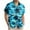 Multicolor, variant on KeShDi Hawaiian Shirt for Men Hawaiian Print Short Sleeve Flannel Shirt/Top Casual Sporty Flannel Shirt Multicolor 2X