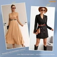 thumbnail image 5 of WHIPPY Women Elastic Skinny Belts with Gold Buckle Stretch Ladies Belts for Dresses, 5 of 9
