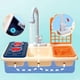 thumbnail image 4 of Tholdsy Beneficios para el desarrollo del juguete para fregadero de cocina Participar en juegos imaginativos Jugar juguetes para fregadero de Muebles de casa de muñecas azul, 4 of 6