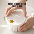 thumbnail image 6 of Kitchen Ingredient Storage Container With Drain Basket, Sealed Vegetable Storage Box Refrigerator Fresh Produce Keeper, Drainable Food Prep Storage Container, 6 of 6