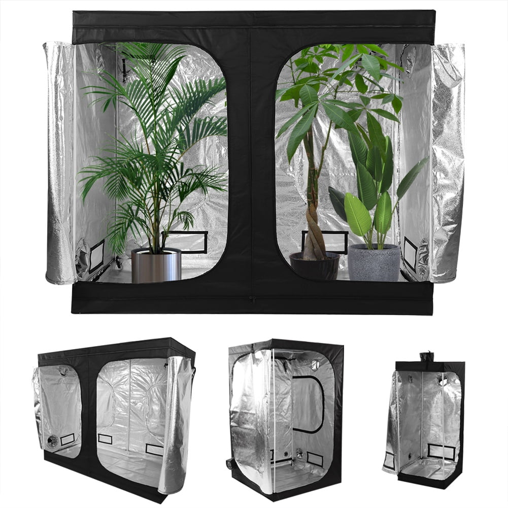 Hydroponics Premium Grow Tent Mylar Indoor Bud Box Dark 120 x 120 x 200cm