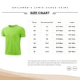 thumbnail image 2 of Yhong Kids Boys Sport T Shirt Athletic Performance Shirts Undershirt Running Jogging Tee Tops Gym Fluorescent Green 160/S, 2 of 2