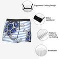 thumbnail image 6 of Kll Turtle With Blue Stones Men'S Cotton Boxer Briefs Underwear-Small, 6 of 9