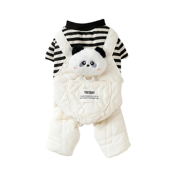 Dog Costume Clothes for Pets Spring Onesie for Puppy Pet Cat Denim Overalls Coat Cute Bear Warm Girl Outfits for Small Dogs Boy Costumes(2XL,#B)