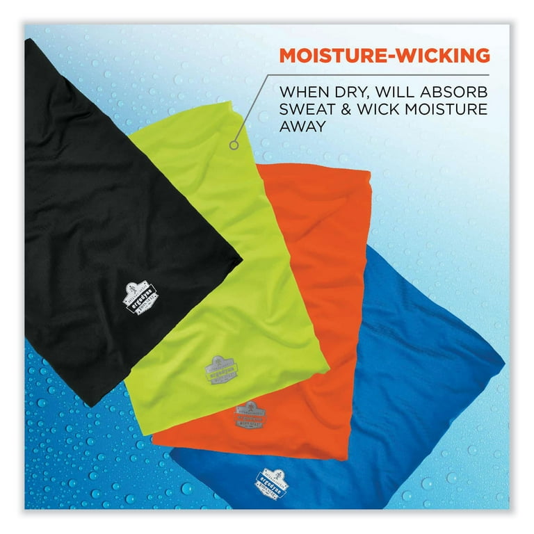 Chill-Its 6487 Cooling Performance Knit Multi-Band, Polyester/Spandex, One Size Fits Most, Blue, Ships in 1-3 Business Days