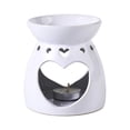 thumbnail image 2 of Quemador De Incienso De Cerámica De Doble Amor, 2 Uds., Lámpara De Aroma De Estufa De Aceite Esencial De Aromaterapia, 2 of 6