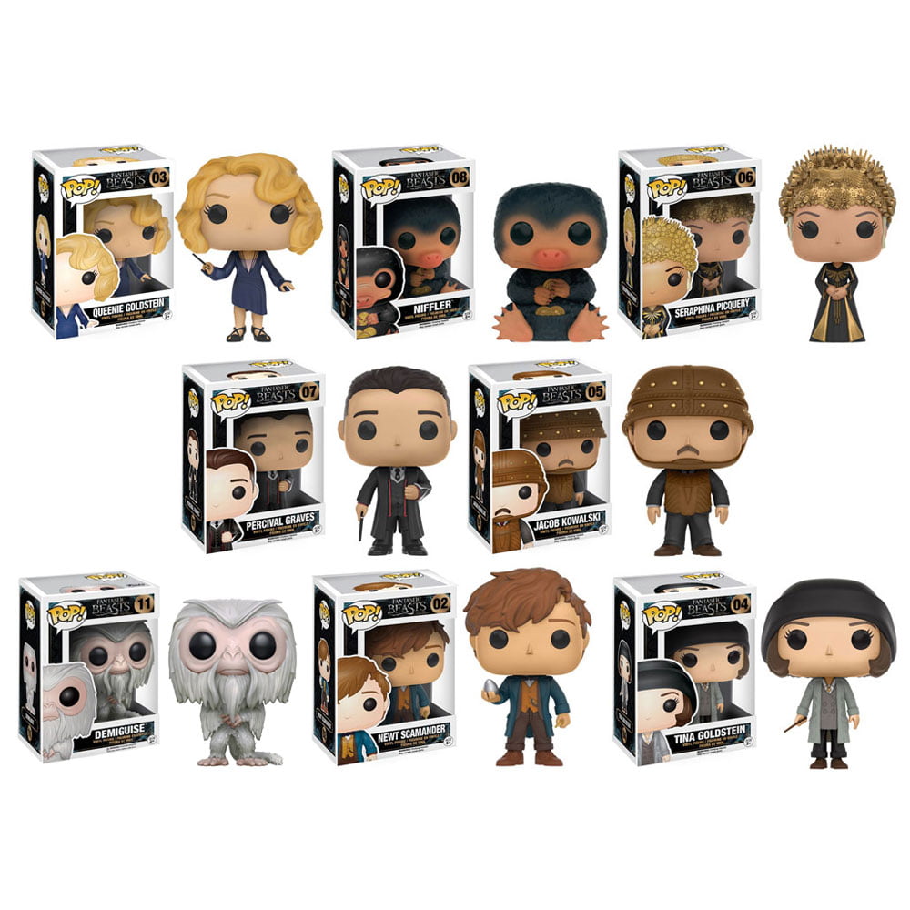 Funko POP! Movies - Fantastic and Where to Find Them Figures - SET OF 8 - Walmart.com